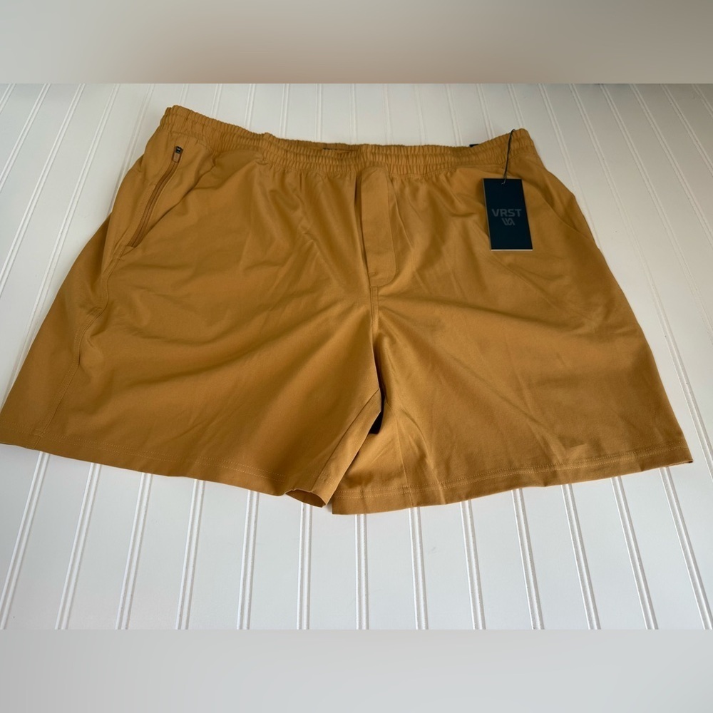 VRST Men's 7" All-In Lined Short XXL 2XL Palomino Gold NEW. 1195